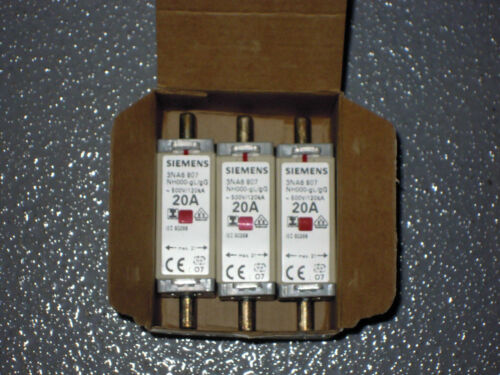 Siemens 3NA6 807 Fuse Link 20A