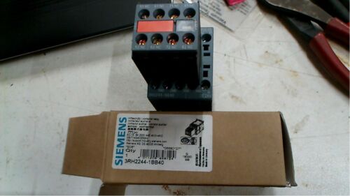 SIEMENS 3RH2244-1BB40,CONTACTOR RELAY,4 NO+4 NC,24 V DC free shipping