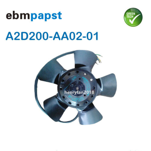 For ebmpapst A2D200-AA02-01 axial fan 200mm Motor fan for Siemens spindle 1PH713