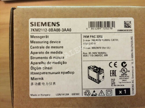 New Siemens 7KM2112-0BA00-3AA0 7KM2 112-0BA00-3AA0 Multi function Power Monitor
