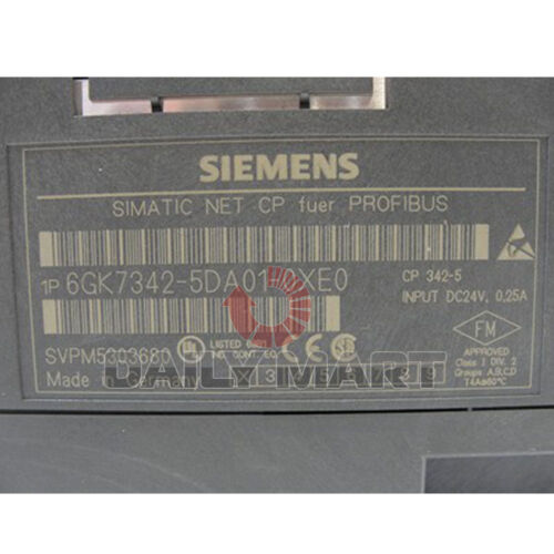 SIEMENS 6GK7 342-5DA01-0XE0 CP342-5 PLC PROFIBUS SIMATIC PROCESSOR NEW
