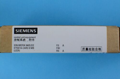 NEW IN BOX SIEMENS STRATA-CARD 6FC5247-0AA11-0AA3, SEALED