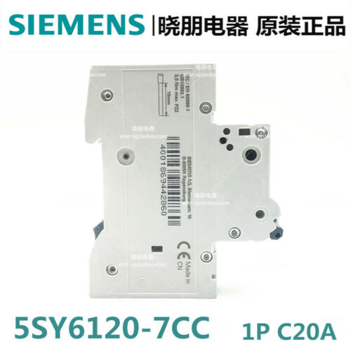 1PC NEW Siemens Miniature Circuit Breaker 5SY6120-7CC 1P C20A