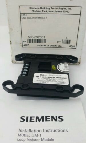 Siemens Lim-1 Line Isolator Module 500-892361
