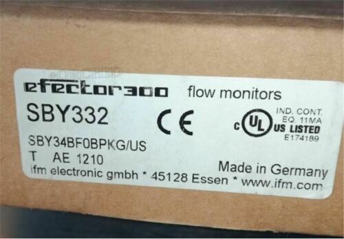 1Pc New Ifm Flow Sensor SBY332 tl