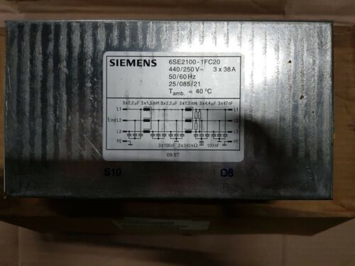 SIEMENS EMC FILTER 6SE2100-1FC20 NEW IN BOX! FAST SHIPPING!