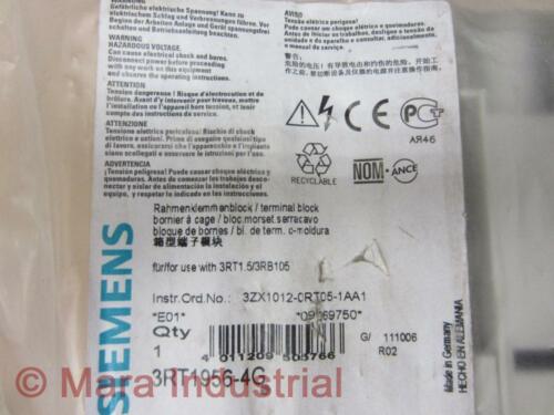 Siemens 3RT1-956-4G Contactor Box 3RT19564G