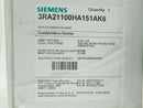 SIEMENS 3RA21100HA151AK6 COMBINATION STARTER NEW IN BOX! LV