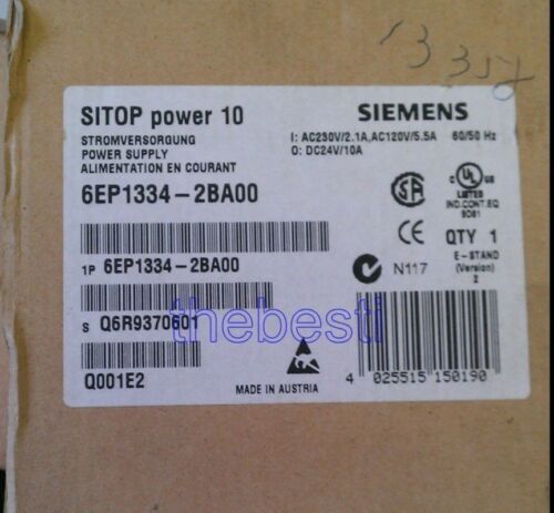 1 PC New Siemens 6EP1334-2BA00 Power Supply In Box