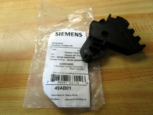 Siemens 49AB01 Auxiliary Contact