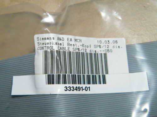 SIEMENS CONTROL CABLE, SP6/12 DIG, S50, 333491-01, 00333491-01, STEUERKABEL BEST
