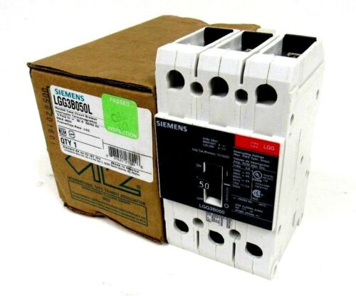 NEW SIEMENS LGG3B050L CIRCUIT BREAKER 50A 3 POLE 480V