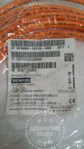 *****NEW***** SIEMENS POWER CABLE , 6FX8002-5CG10-1AE6