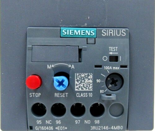 NEW SIEMENS 3RU2146-4MB0 OVERLOAD RELAY 3RU21464MB0