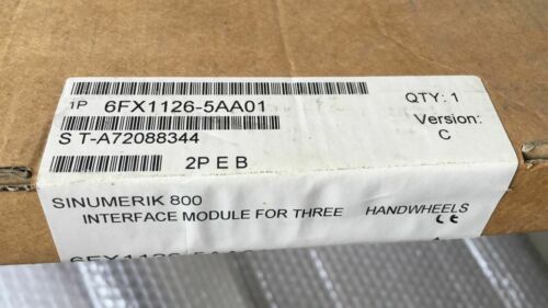 1PC NEW Siemens 6FX1126-5AA01 By DHL EMS #V4259 CH