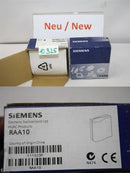 Siemens Raa10 Room Thermostat, Verstellgesichert