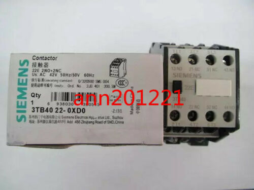 1PC New Siemens contactor 3TB4022-0XD0 AC42V