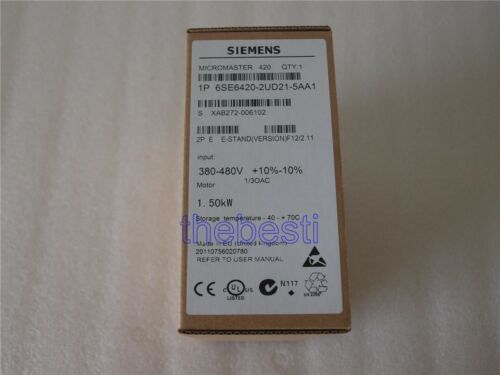 1 PC New Siemens 6SE6420-2UD21-5AA1 In Box