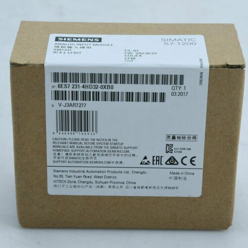 1PC NEW Siemens 6ES7231-4HD32-0XB0 6ES7 231-4HD32-0XB0