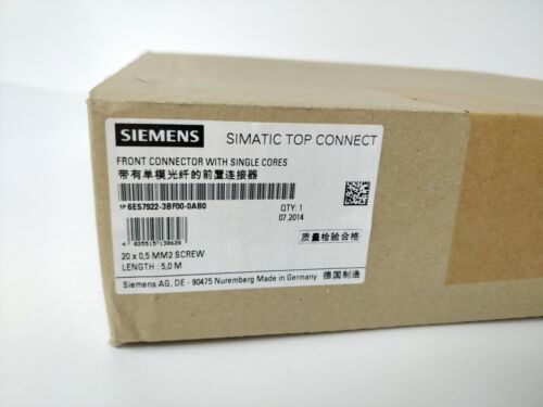 Siemens 6ES7922-3BF00-0AB0 Front Connector With Single Cores