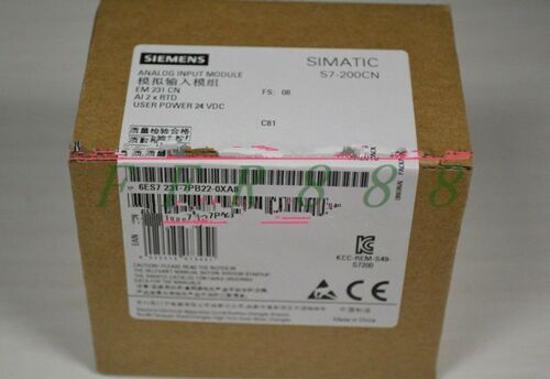 NEW SIEMENS EM231CN 6ES7 231-7PB22-0XA8