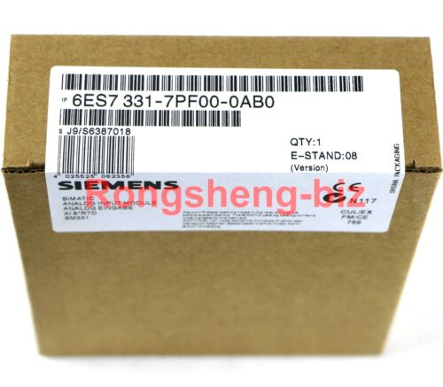 1PC NEW SIEMENS 6ES7331-7PF00-0AB0 6ES7 331-7PF00-0AB0