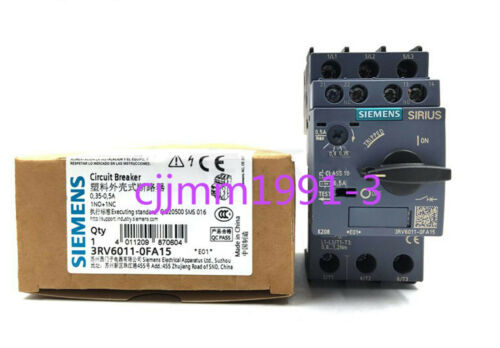 1PC New Siemens 3RV6011-0FA15 0.35-0.5A circuit breaker