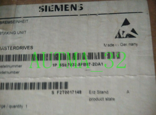 ONE Siemens 6SE7032-5FB87-2DA1 6SE70325FB872DA1 NEW