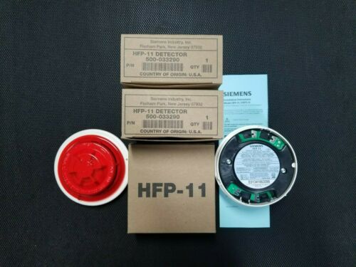 Siemens HFP-11 Heat/Smoke Detector NEW Free Ship! NO LONGER AVAILABLE FROM MFG
