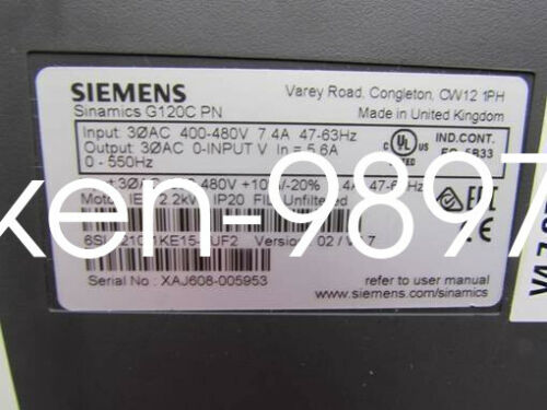 1PC NEW Siemens 6SL3210-1KE15-8UF2