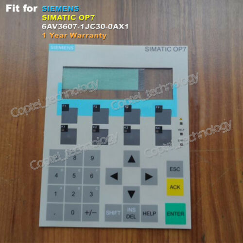 for SIEMENS SIMATIC OP7 6AV3607-1JC30-0AX1 6AV3 607-1JC30-0AX1 Membrane Keypad