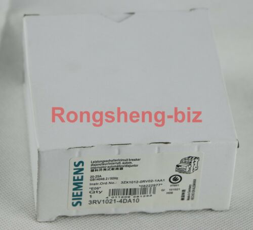 1PC Brand New in box Siemens circuit breaker 3RV1021-4DA10 #RS8