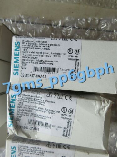 1pc NEW IN BOX Siemens 3SB3 647-0AA41 3SB3647-0AA41
