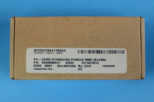 NEW IN BOX SIEMENS STRATA-CARD 6FC5247-0AA11-0AA3, SEALED