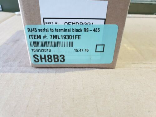 SIEMENS 7ML19301FE RJ45 SERIAL TO TERMINAL BLOCK RS-485 (r4s13.8)
