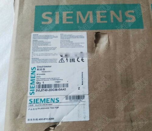 1PC new Siemens circuit breaker VL630 3VL5740-2DC36-0AA0