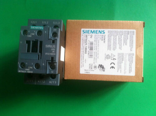 Siemens 3RT6025-1BB40 DC24V 17A contactor New #YY0