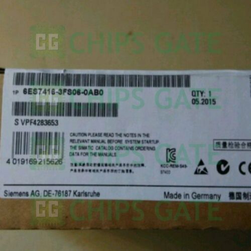 1PCS NEW Siemens 6ES7 416-3FS06-0AB0 Fast Ship