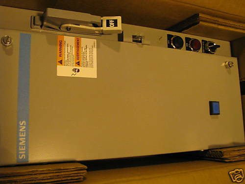 Siemens SXL CO, Size 1 Combo Motor Starter 3 POLE Fused- NEW