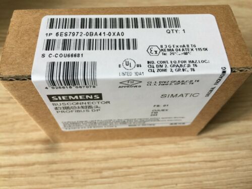 6ES7972-0BA41-0XA0 6ES7 972-0BA41-0XA0 1pc new Siemens Profibus Connector