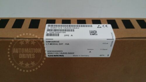 ***NEW**** SIEMENS SIMODRIVE 611 POWER MODULE, 1 AXIS, 15 A, 6SN1124-1AA00-0AA2