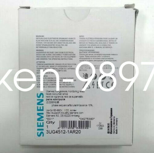 1PC new Siemens 3UG4512-1AR20 relay