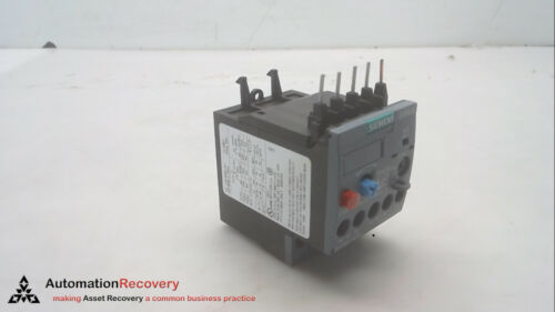 SIEMENS 3RU2116-0JB0, OVERLOAD RELAY, INSULATION: 690 V, SURGE: 6KV,, NE