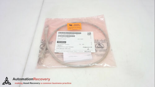 SIEMENS 6SL3060-4AU00-0AA0, DRIVE-CLIQ CABLE, IP20/IP20, 0.6 METERS, NEW