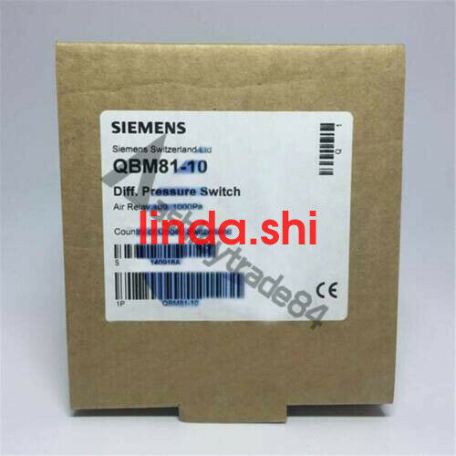 New Siemens Air Differential Pressure Switch QBM81-10