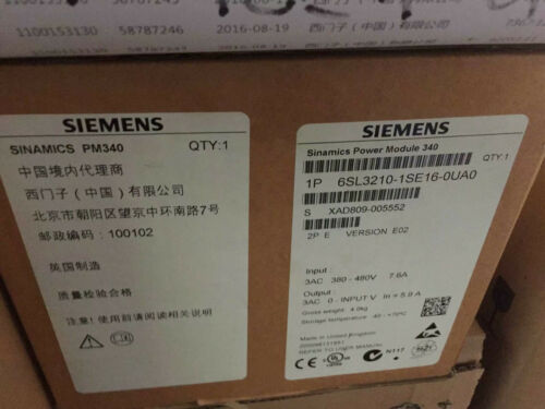 6SL3210-1SE16-0UA0 SIEMENS SINAMICS POWER MODULE 340 . NEW IN BOX . 1PCS