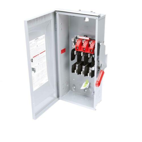 Siemens HF323NR Safety Switch, 3R NEMA Enclosure Type, 100 Amps AC, 30 HP @ 240V