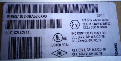 Siemens 6ES7 972-0BA52-0XA0 BUSCONNECTOR, NEW!!!