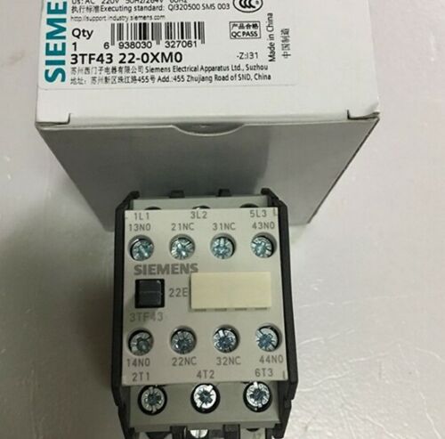 1PC NEW Siemens contactor 3TF4322-0XM0 3TF4 322-0XM0 AC220V