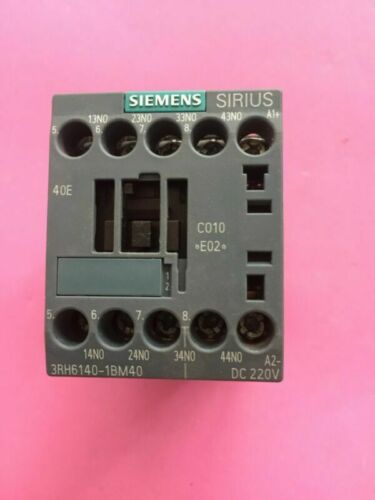 Siemens 3RH6140-1BM40 DC220V Intermediate relay New #YY0